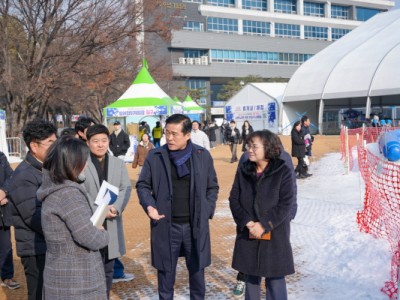 손영준 노원구의장, ‘노원 눈썰매장’ 구민 안전 관련 현장 점검