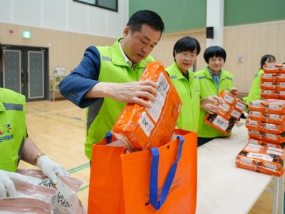 손영준 노원구의장, 취약계층 나눔 현장 찾아 자원봉사자 격려