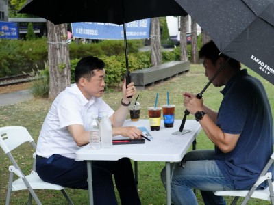 노원구의회 손영준의장, 폭우속에 현장에서 주민 목소리 경청