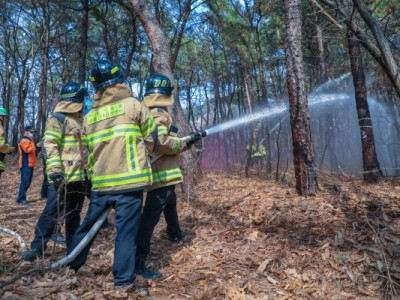 노원소방서, 초동대응능력 강화를 위한 봄철 산림화재 진압훈련 실시