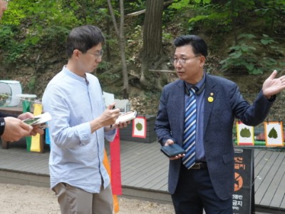 노원구의회 김준성 의원, 장마 대비 수락산 일대 환경점검 및 시설 개선 논의